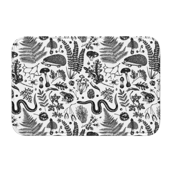 Pofeuu Fall Forest Print Hem Mat 40x60 - Multipurpose Doormat for Indoor & Outdoor Use - Welcome Your Guests with our Entrance Mat