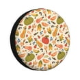 thumbnail image 1 of Pofeuu Fall Pumpkin Print Spare Tire Wheel Cover for Car Truck SUV Camper Universal Fit Spare Tire Cover RV Spare Tire Covers-15 inch, 1 of 6
