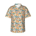 thumbnail image 1 of Pofeuu Falling Pumpkins On Car Print Hawaiian Shirt for Men Sleeves Casual Button Down Summer Beach Dress Shirts T-Shirts,Medium, 1 of 7