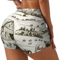 thumbnail image 1 of Pofeuu Farm Animals 2 Print Workout Shorts for Women Scrunch Butt Lifting High Waisted Yoga Gym Seamless Booty Biker Shorts-Medium, 1 of 8