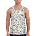 thumbnail image 1 of Pofeuu Fastfood 2 Print Men's Workout Tank Tops Sleeveless Muscle Gym Shirt Quick Dry-3X-Large, 1 of 7