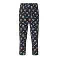 thumbnail image 1 of Pofeuu Fastfood Print Teenagers' Pajama Pants, Soft Lounge Pajama Pants with big pockets for Men Plaid Pj Bottoms-Small, 1 of 6