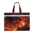 thumbnail image 1 of Pofeuu Fiery Dragons Castle Attack Print Laptop Bag Carrying - Computer Bag Laptop Case Shoulder Slim Work Travel, 1 of 8