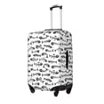 thumbnail image 1 of Pofeuu Fish Bones Print Luggage Suitcase Cover Protector Luggage Washable Covers Aesthetic for 18/24/28/32 inch Luggage（No luggage included）-Small, 1 of 7