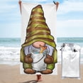 thumbnail image 1 of Pofeuu Fishing Gnome Fisherman Print Quick-Dry Oversize Bath Towel Microfiber Travel Towel Fast Drying Lightweight Quick Dry Towel-31.5"x63", 1 of 8