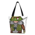 thumbnail image 1 of Pofeuu Fishing Gnome Print Women Fashion Shoulder Handbags Top Handle Satchel Bags Tote Shoulder Shopping Bag Stylish Canvas Tote Bag, 1 of 6