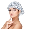 thumbnail image 1 of Pofeuu Fitness Guru Print Silk Bonnet for Sleeping, Satin Hair Bonnets, Soft Elastic Band Silk Sleep Cap, Hair Wrap, 1 of 6