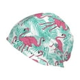 thumbnail image 1 of Pofeuu Flamingo Print Beanie Hat for Men and Women Winter Warm Hats Knit Slouchy Thick Skull Cap, 1 of 7