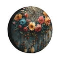 thumbnail image 1 of Pofeuu Floral Dreamcatcher Elegance Print Spare Tire Wheel Cover for Car Truck SUV Camper Universal Fit Spare Tire Cover RV Spare Tire Covers-14 inch, 1 of 6