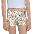 thumbnail image 1 of Pofeuu Floral Print Soft Cotton Girls Boyshort panties Toddler Underwear-X-Small, 1 of 5