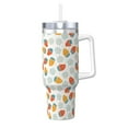 thumbnail image 1 of Pofeuu Floral Strawberr Print 40oz Ice Bully With Handle And Straw Stainless Steel Vacuum Insulated Cup And 2 In 1 Straw Lid, 1 of 8