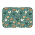 thumbnail image 1 of Pofeuu Flowe Rooster Print Hem Mat 40x60 - Multipurpose Doormat for Indoor & Outdoor Use - Welcome Your Guests with our Entrance Mat, 1 of 6