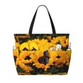 thumbnail image 1 of Pofeuu Flower Bush Sunflower Print Beach Bag,Waterproof Sandproof Beach Tote Bag, Large Capacity Foldable Beach Bags for Women, 1 of 7