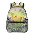 thumbnail image 1 of Pofeuu Flower Butterfly Skull Couple Print Backpack for Men and Women - Basic Bookbag Casual Daypack Backpacks for College Work Travel-One Size, 1 of 5