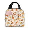 thumbnail image 1 of Pofeuu Flower Fox Print Lunch Bag Lunch Box Large Capacity Insulated Lunch Bag for Adult, Leakproof Reusable Lunch Tote Bags for Work, 1 of 5
