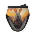 thumbnail image 1 of Pofeuu Flower Meditating Rabbit Print Thickened Mini Silicone Oven Mitts Heat Resistant, Rubber Oven Mitt Gloves, Finger Pinch Grips, Pot Holder, Silicone Potholder, 1 of 7