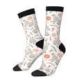 thumbnail image 1 of Pofeuu Flower Rabbit Print Crew Socks, Adult Running Hiking Socks for Youth and Adult, 1 of 6