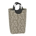 thumbnail image 1 of Pofeuu Flower Rose Print Laundry Basket, Laundry Hamper, Collapsible Laundry Baskets, Dirty Clothes Hamper, Waterproof with Foam Protected Aluminum Handles, 1 of 5