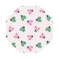 thumbnail image 1 of Pofeuu Flower on ladybirds Print Leather Coasters Set of 6, Round Cups Mugs Mat Pad for Home Kitchen Heat Resistant Drink Coasters,Octagon, 1 of 7