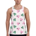 thumbnail image 1 of Pofeuu Flower on ladybirds Print Men's Workout Tank Tops Sleeveless Muscle Gym Shirt Quick Dry -Small, 1 of 7