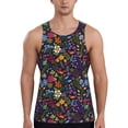 thumbnail image 1 of Pofeuu Flowers And Birds Print Men's Workout Tank Tops Sleeveless Muscle Gym Shirt Quick Dry-4X-Large, 1 of 7