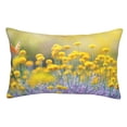 thumbnail image 1 of Pofeuu Flowers And Butterflies Print Polyester Microfiber Plush Pillowcases, Super Soft and Cozy Pillow Case Covers with Envelop Closure（Pillow core not included）-14"x20", 1 of 6