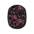 thumbnail image 1 of Pofeuu Flowers And Humming Bird1 Print Silicone Pot Mat Mitten With Hanging Loop Heat Resistant Oven Mitts Non-Slip Bbq Baking Smoking Potholders, 1 of 7