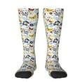thumbnail image 1 of Pofeuu Flowers Butterfly Print Stockings, Adult Running Hiking Socks for Youth and Adult, 1 of 6