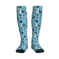 thumbnail image 1 of Pofeuu Flying Swallows Print Compression Socks for Women & Men Circulation - Best Support for Nurses,Running,Athletic,Sports, 1 of 7