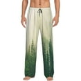 thumbnail image 1 of Pofeuu Fog Forest Print Men's Pajama Pants, Soft Lounge Pajama Pants with big pockets for Men Plaid Pj Bottoms-Medium, 1 of 6