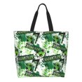 thumbnail image 1 of Pofeuu Football 7 Print Reusable Grocery Bags - Washable, Foldable, Packable Tote, Large Handles, Heavy Duty, Zippered Top Pouch, 1 of 8