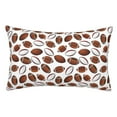thumbnail image 1 of Pofeuu Football Print Polyester Microfiber Plush Pillowcases, Super Soft and Cozy Pillow Case Covers with Envelop Closure（Pillow core not included）-16"x24", 1 of 6