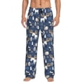 thumbnail image 1 of Pofeuu Forest Elk Print Men's Pajama Pants, Soft Lounge Pajama Pants with big pockets for Men Plaid Pj Bottoms-XX-Large, 1 of 6