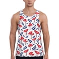 thumbnail image 1 of Pofeuu Forest Mushrooms1 Print Men's Workout Tank Tops Sleeveless Muscle Gym Shirt Quick Dry-Medium, 1 of 7