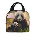 thumbnail image 1 of Pofeuu Forest Panda Print Lunch Bag Lunch Box Large Capacity Insulated Lunch Bag for Adult, Leakproof Reusable Lunch Tote Bags for Work, 1 of 5