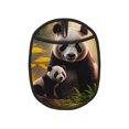 thumbnail image 1 of Pofeuu Forest Panda Print Silicone Pot Mat Mitten With Hanging Loop Heat Resistant Oven Mitts Non-Slip Bbq Baking Smoking Potholders, 1 of 7