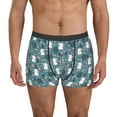 thumbnail image 1 of Pofeuu Forest Rabbit Print Men’s Boxer Briefs, Moisture-Wicking Underwear, Regular,Trunk-Small, 1 of 5
