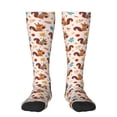 thumbnail image 1 of Pofeuu Forest Squirrel Nuts Print Stockings, Adult Running Hiking Socks for Youth and Adult, 1 of 6