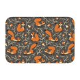 thumbnail image 1 of Pofeuu Fox And Mushroom Print Hem Mat 40x60 - Multipurpose Doormat for Indoor & Outdoor Use - Welcome Your Guests with our Entrance Mat, 1 of 6