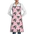thumbnail image 1 of Pofeuu French Bulldog Print Aprons with Pockets, Cute Aprons for Kitchen, Cooking, Server, Barber, Chef Apron, 1 of 7