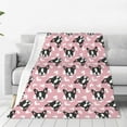 thumbnail image 1 of Pofeuu French Bulldog Print Ultra-Soft Micro Fleece Blanket,for Bed Or Sofa,All Season Throw Blankets Flannel Blanket-80"x60", 1 of 7