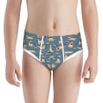 thumbnail image 1 of Pofeuu French Bulldog Yoga Print Boy's Briefs Toddler Boys' Underwear, Organic Cotton, Comfort Briefs-Medium, 1 of 7