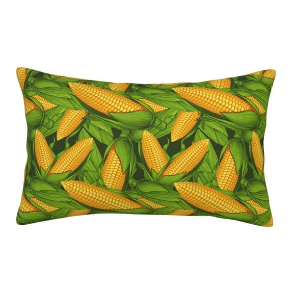 Pofeuu Fresh Corn 1 Print Polyester Microfiber Plush Pillowcases, Super Soft and Cozy Pillow Case Covers with Envelop Closure(Pillow core not included)-16"x24"