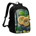 thumbnail image 1 of Pofeuu Fresh Passion Fruit Still Life Print Storage Laptop Backpack with USB Charging Port[Water Resistant] College Computer Bookbag Fits, 1 of 7