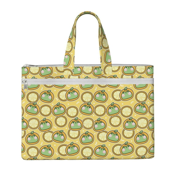 Pofeuu Frog In Orange Hat Print Laptop Bag Carrying - Computer Bag Laptop Case Shoulder Slim Work Travel