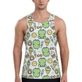 thumbnail image 1 of Pofeuu Frog With Sweet Print Men's Workout Tank Tops Sleeveless Muscle Gym Shirt Quick Dry-4X-Large, 1 of 7