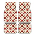 thumbnail image 1 of Pofeuu Fruit Apples Print Car Foot Mat Set of 4 Pieces - All-Weather Full Set Floor Mats for Cars Trucks SUVs, 1 of 7