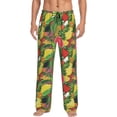 thumbnail image 1 of Pofeuu Fruits Vegetables And Berries Print Men's Pajama Pants, Soft Lounge Pajama Pants with big pockets for Men Plaid Pj Bottoms-XX-Large, 1 of 6