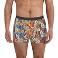 thumbnail image 1 of Pofeuu Funny Dogs Family Print Men’s Boxer Briefs, Moisture-Wicking Underwear, Regular,Trunk-Small, 1 of 5