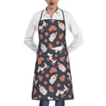 thumbnail image 1 of Pofeuu Funny Dogs Print Aprons with Pockets, Cute Aprons for Kitchen, Cooking, Server, Barber, Chef Apron, 1 of 7